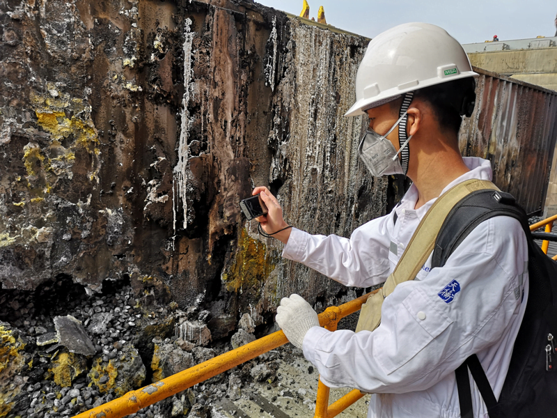 Container Ship Fire Survey